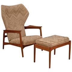 Danish Ib Kofod-Larsen Reclining Lounge Chair 9