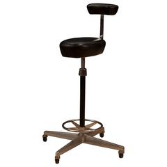 Herman Miller George Nelson Leather Drafting Stool