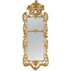 Large English Giltwood Mirror in the 18th Century Style 11