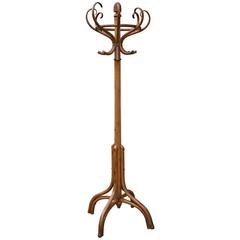 Thonet Style Bentwood Standing Hats and Coats Rack