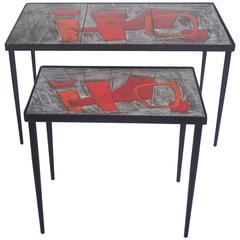 Two Side Tables by Robert & Jean Cloutier