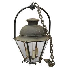 Early 20th Century Large French Lantern