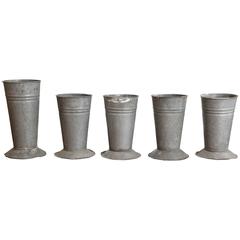 Early 20th Century Zinc Flower Containers 4