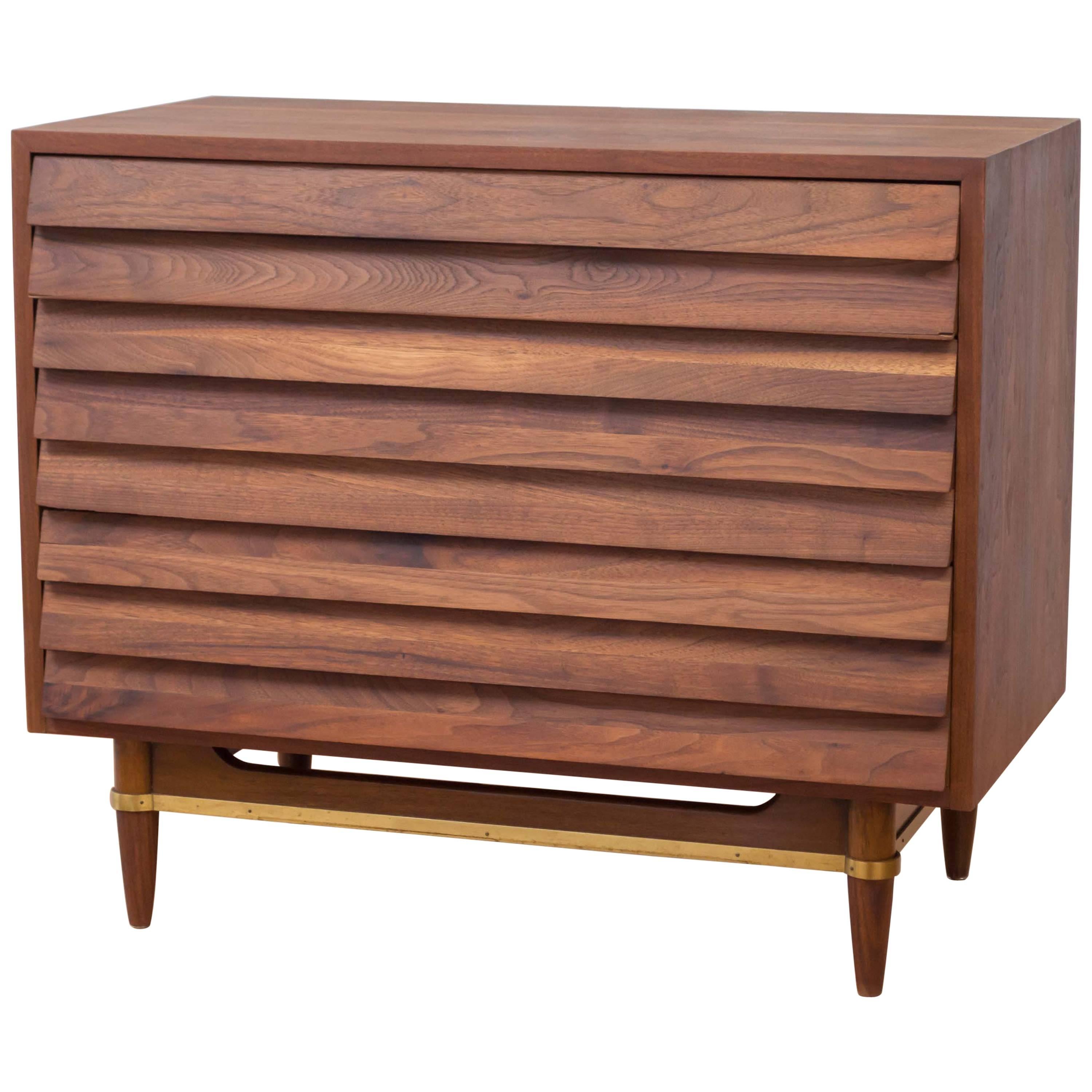 “Dania” Walnut Dresser by Merton Gershun for American of Martinsville **ON SALE