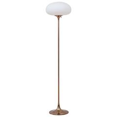 Bronze Laurel Floor Lamp with Mushroom Shade *On SALE