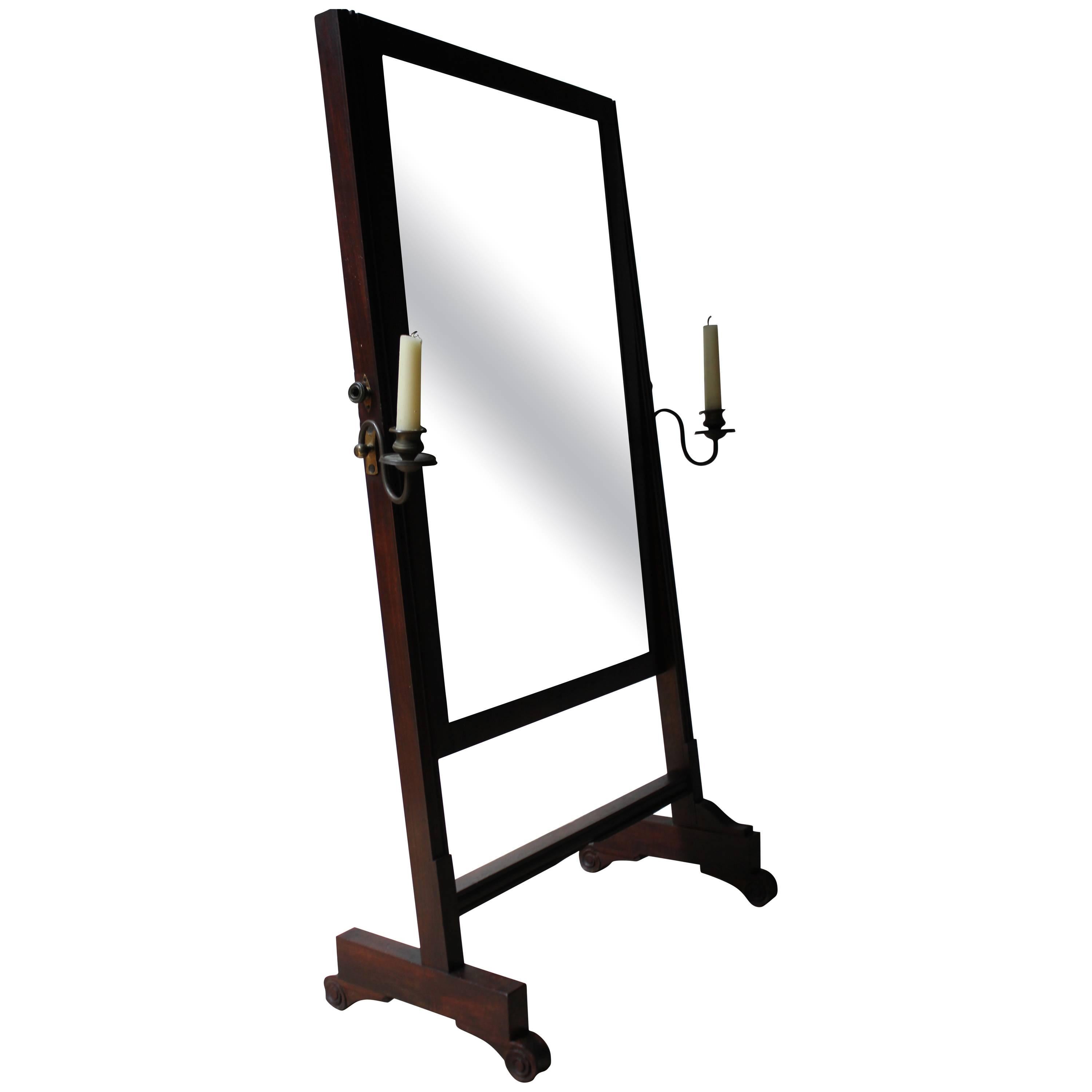 Rare Mid-19th Century Child’s Cheval Mirror, circa 1860