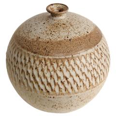 Large Ceramic Weed Pot Stoneware Vessel