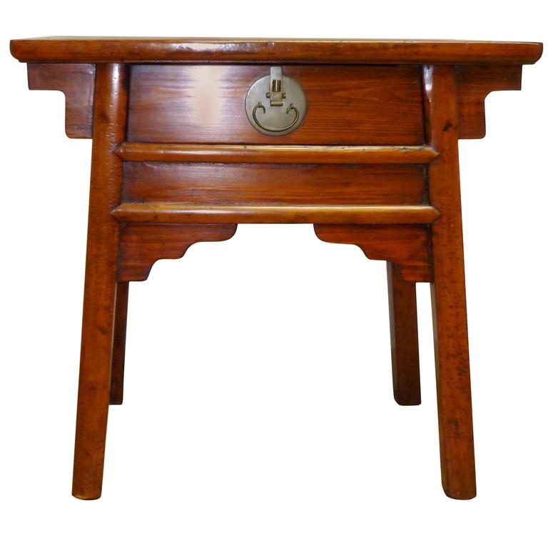 Side Table With A Drawer For Sale at 1stdibs