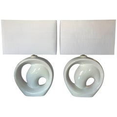 Mid-Century Modern Sculptural Table Lamps