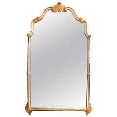 Venetian Gold Gilt Mirror with Beveled Accents