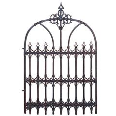 French 19th Century Cast Iron Garden Gate