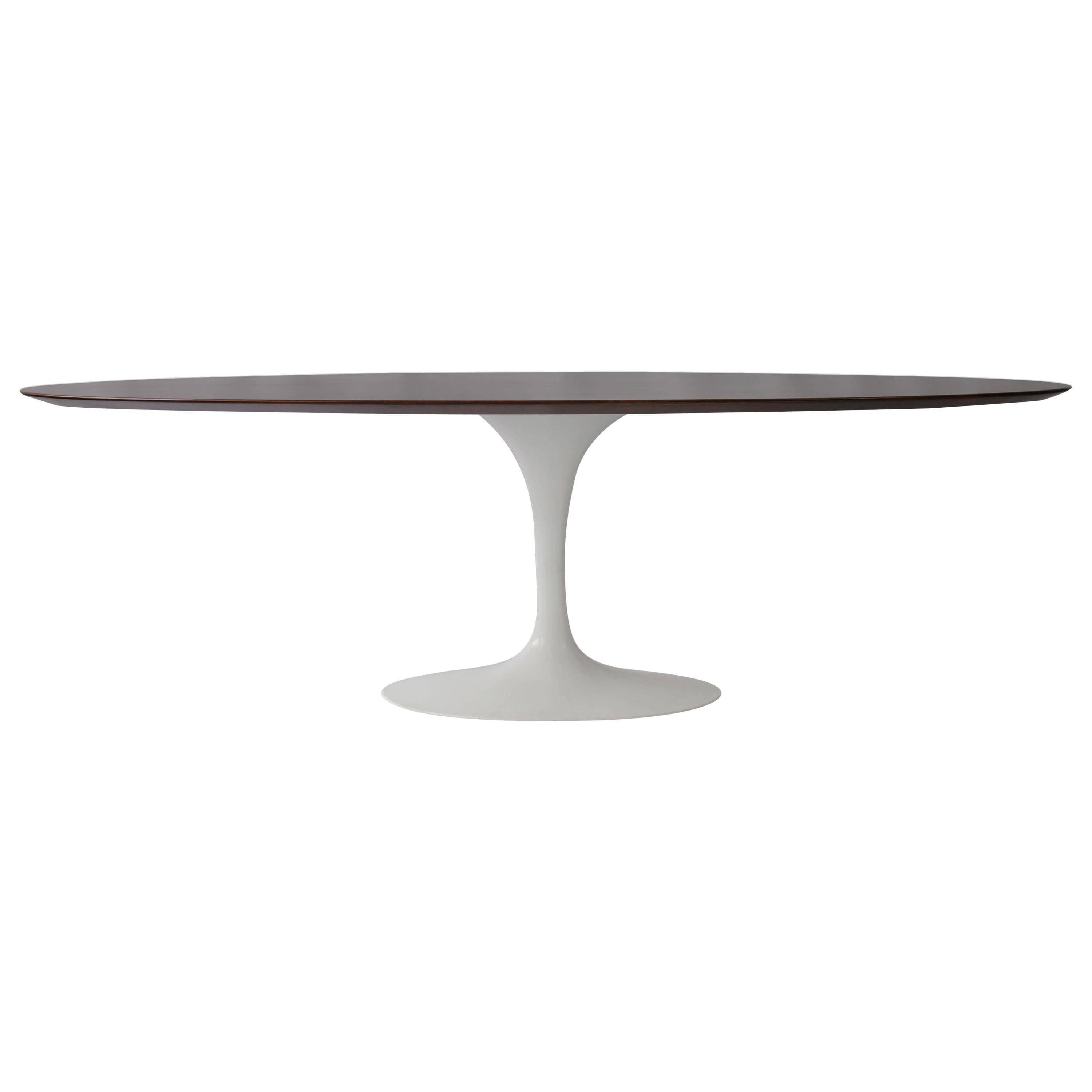 Eero Saarinen for Knoll Oval Rosewood Dining Table