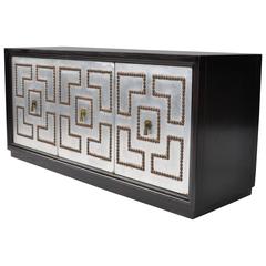 Vintage Cabinet with Metal Doors