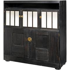 Josef Hoffmann School Cabinet in Black Stained Wood, Austria, 1910