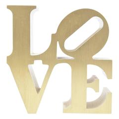 Robert Indiana Love Sculpture Paperweight