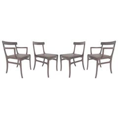 Set of Four Danish Dining Chairs by Ole Wanscher, circa 1960s 9