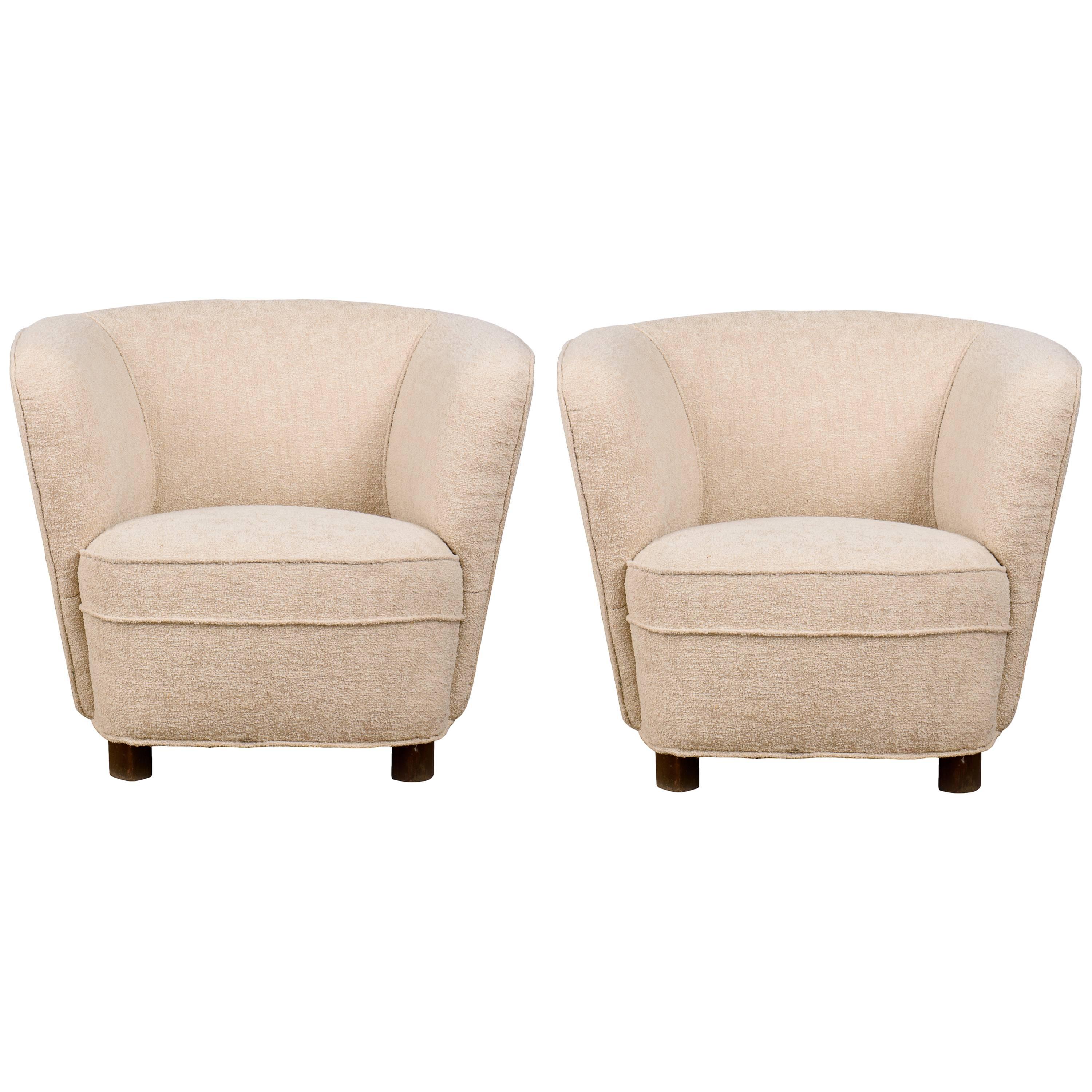 Very Elegant Pair of Armchairs by A. J. Iversen, DK