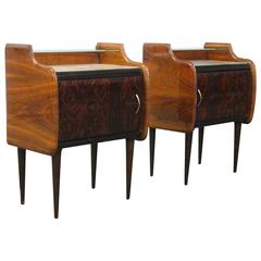 Pair of Two-Tiered Nightstands Attributed to Vittorio Dassi 2