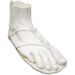 Monumental Cast Stone Classical Roman Foot