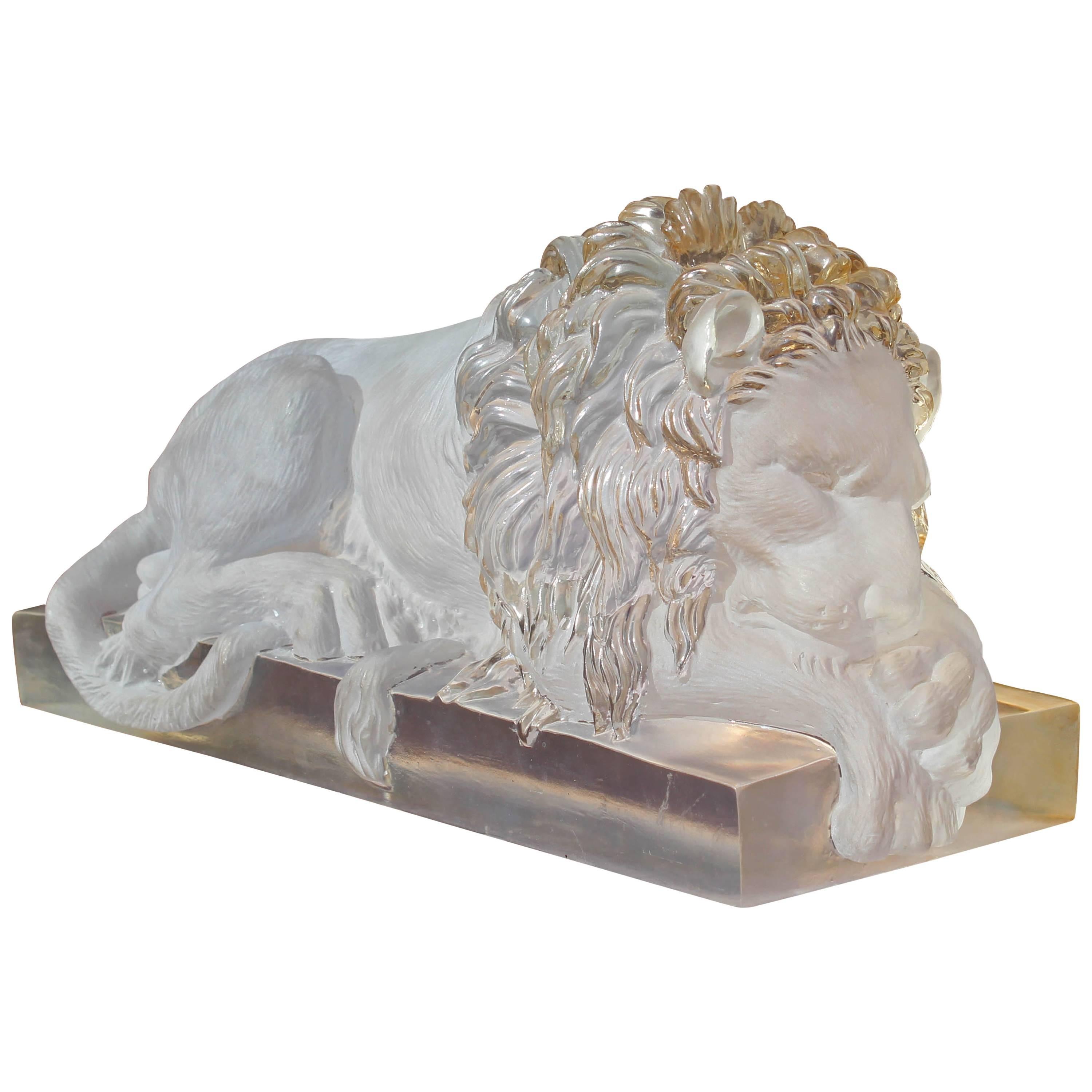 Sculpture "Recumbent Lion" 