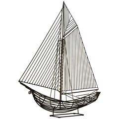 Jere Wire Boat Sculpture 11