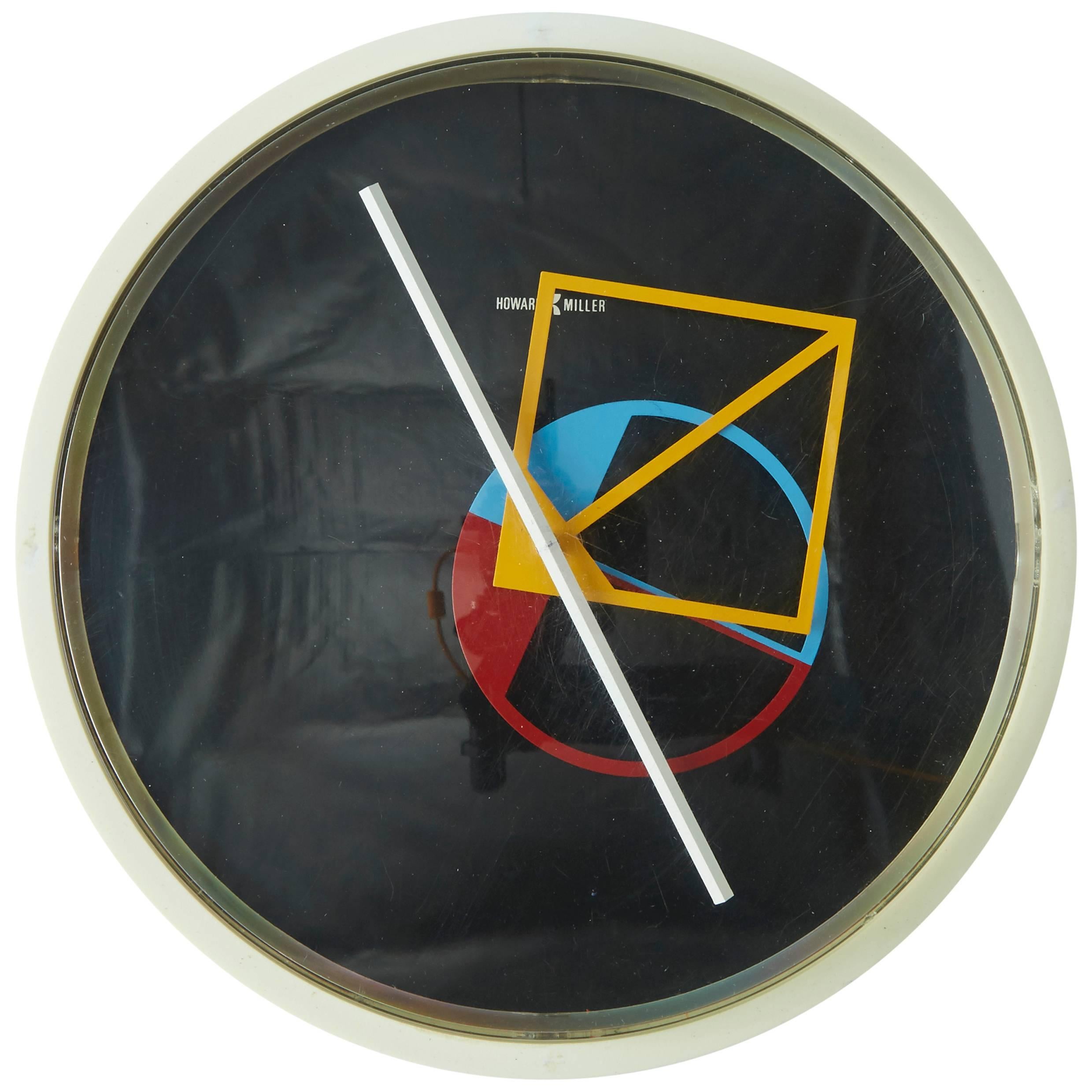 Geometric Wall Clock by George Nelson for Howard Miller