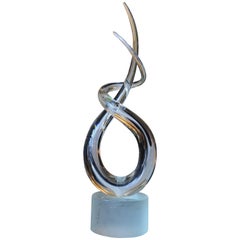 Murano Glass Abstract Sculpture