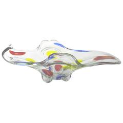 Large Toso Murano A Pentoni Spots Centerpiece 12