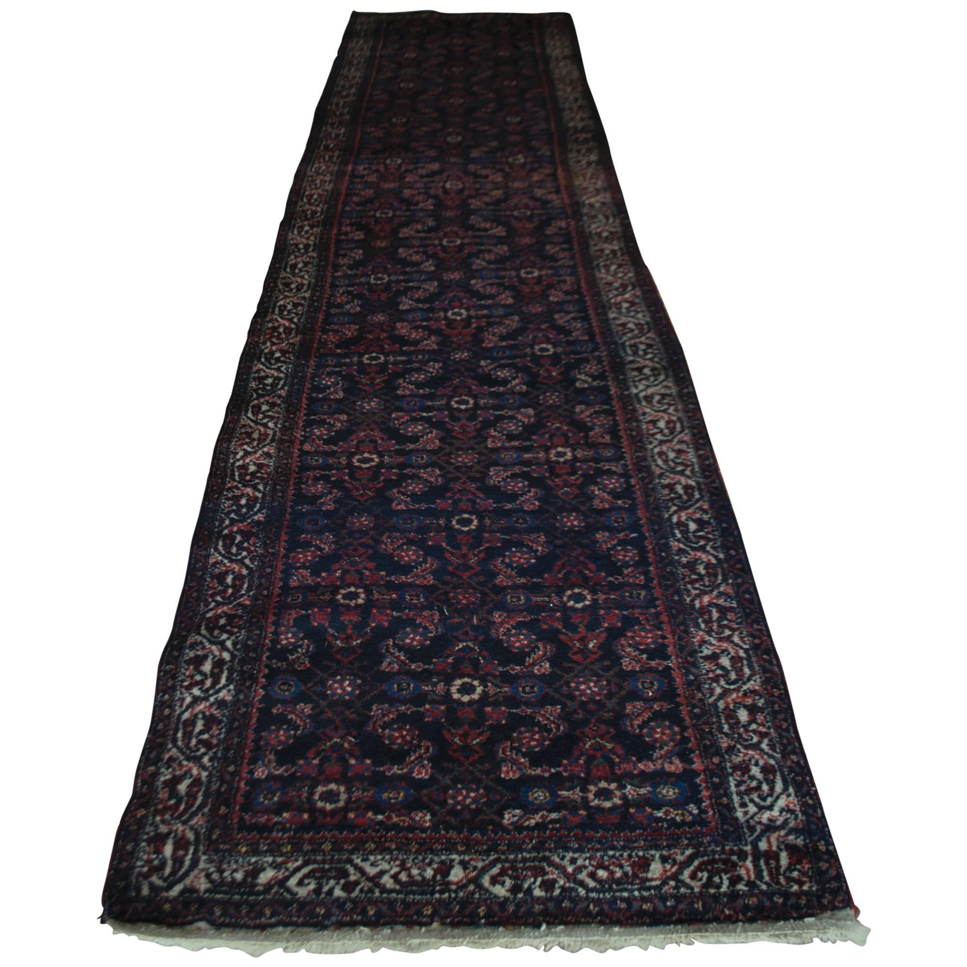 Afghanischer Vintage-Teppich-Läufer im Angebot