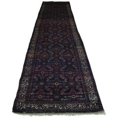 Tapis de couloir afghan vintage