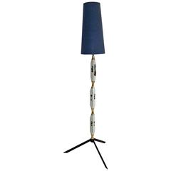 1950s Italian Ceramic Floor Lamp 11