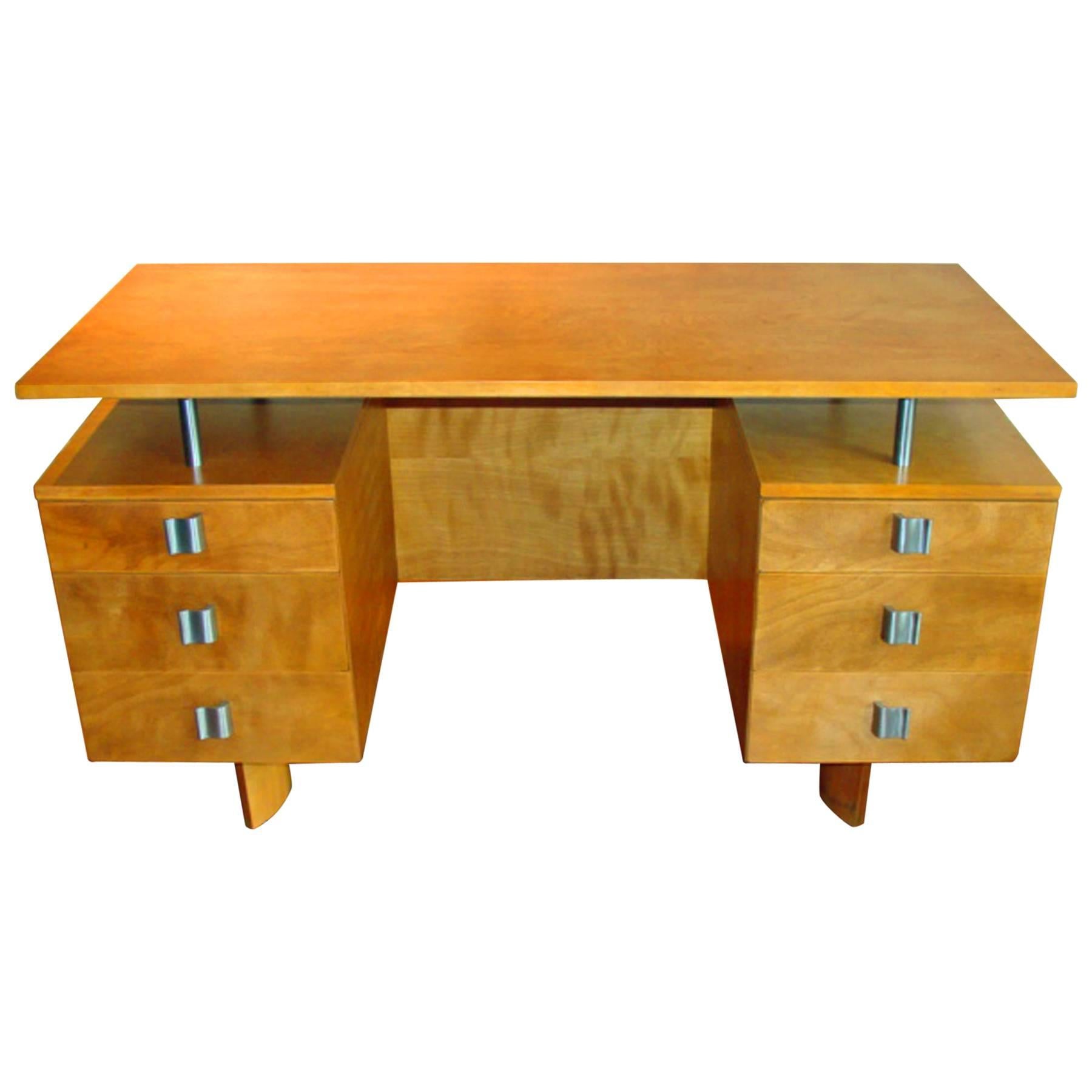 Rare Modernist Desk by Eliel Saarinen Associates