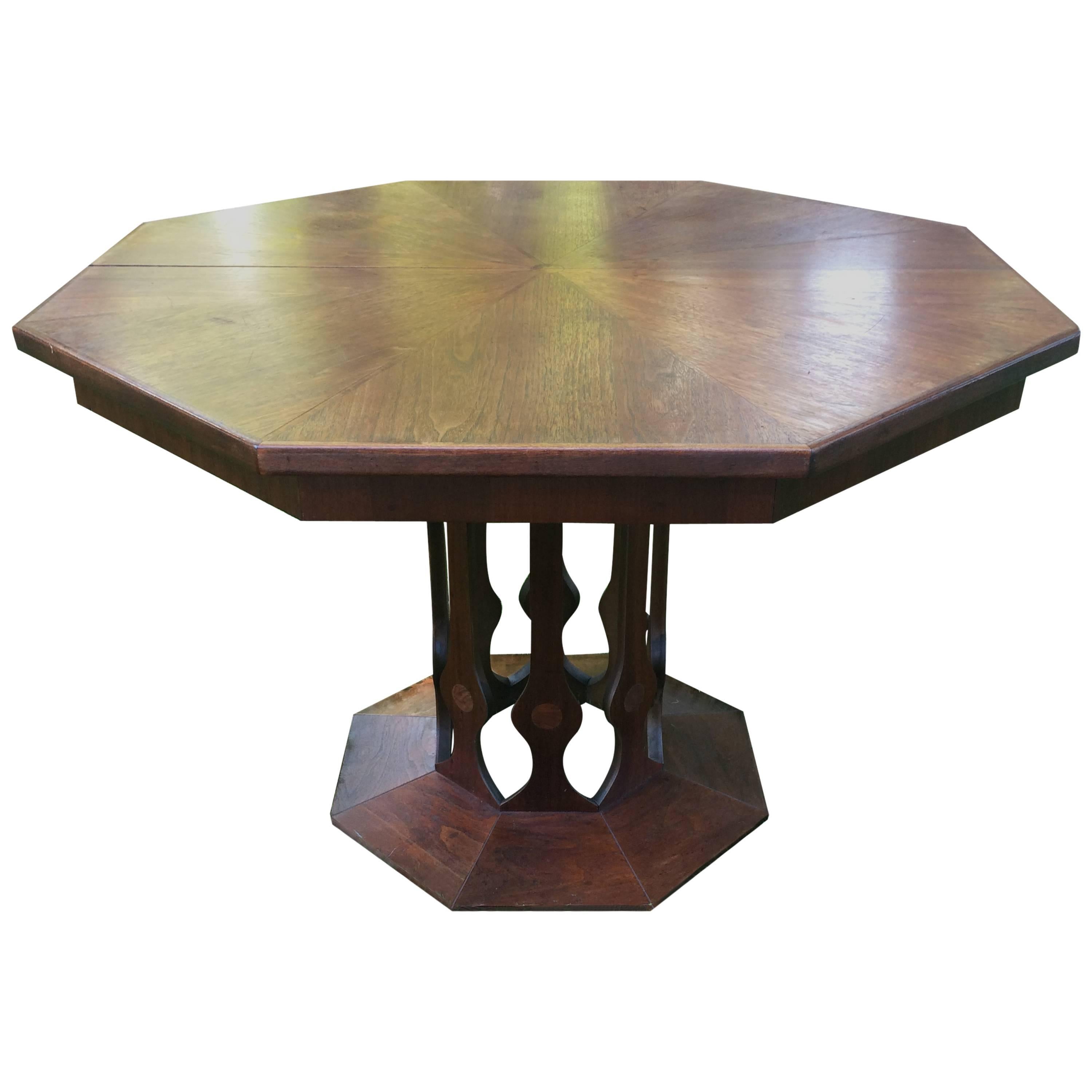 Foster-McDavid Octagonal Walnut Table