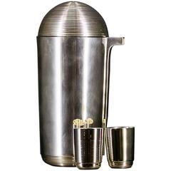 italienisch Serviergeschirr, Keramik, Silber und Glas