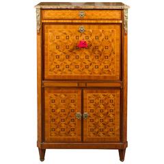 Marquetry Inlaid Louis XVI Fall Front Secretaire 9