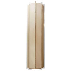 Long White and Clear Lucite Strip Sconce