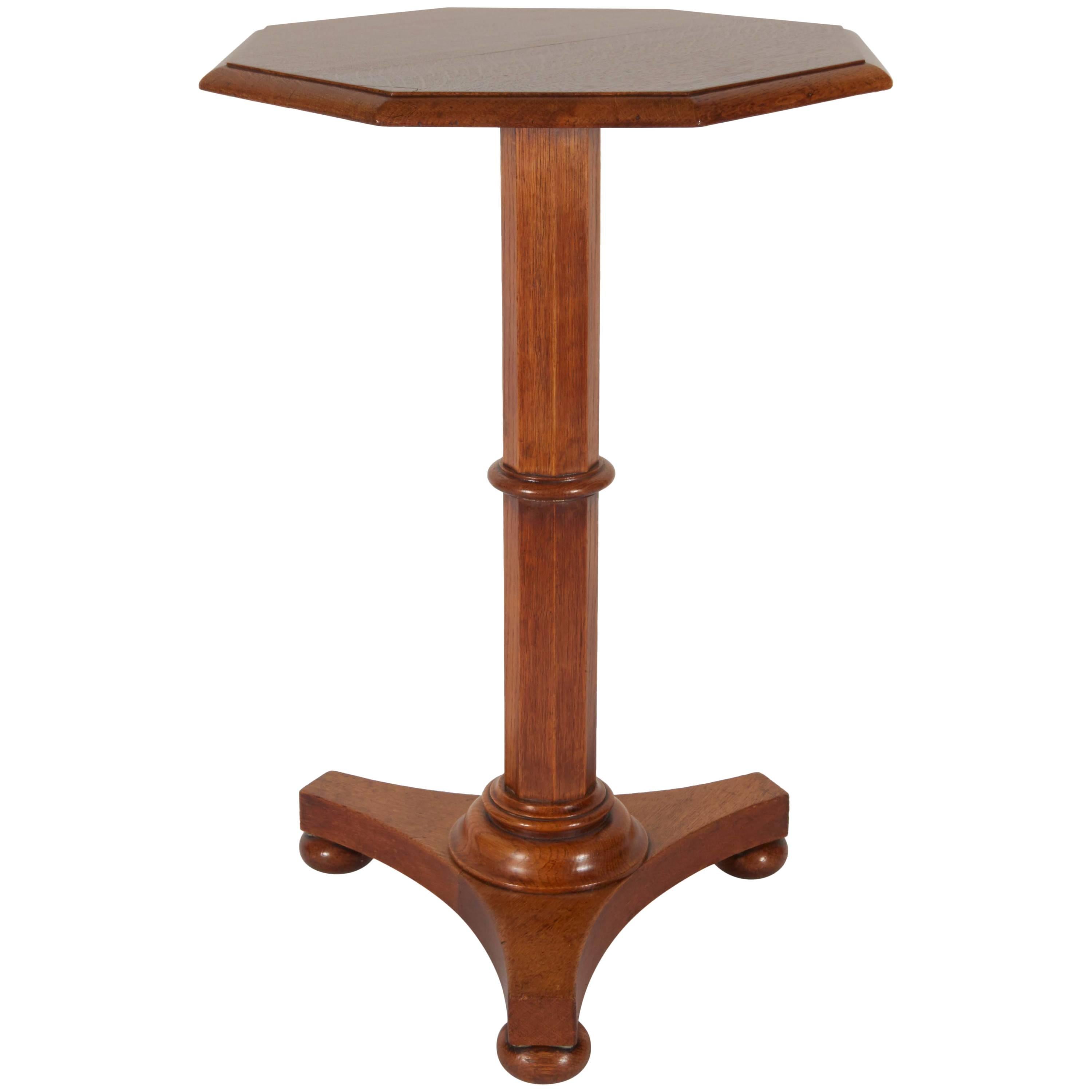 20th Century Octagon Top Side Table For Sale
