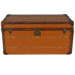 Louis Vuitton Vuittonite Orange Steamer Trunk 4