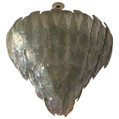 Leaves Waterfall in Murano Glass