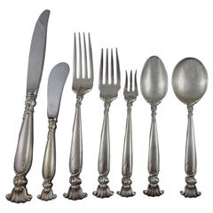 Romance of the Sea by Wallace Sterling Silver Flatware Set Service 97 Pcs Huge