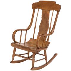 Antique Swedish Style Rocking Chair