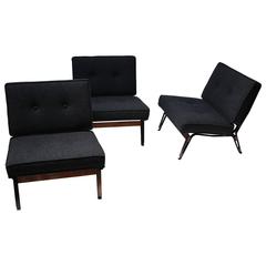 Set of Three Lounge Chairs, Model 856 by Ico Parisi