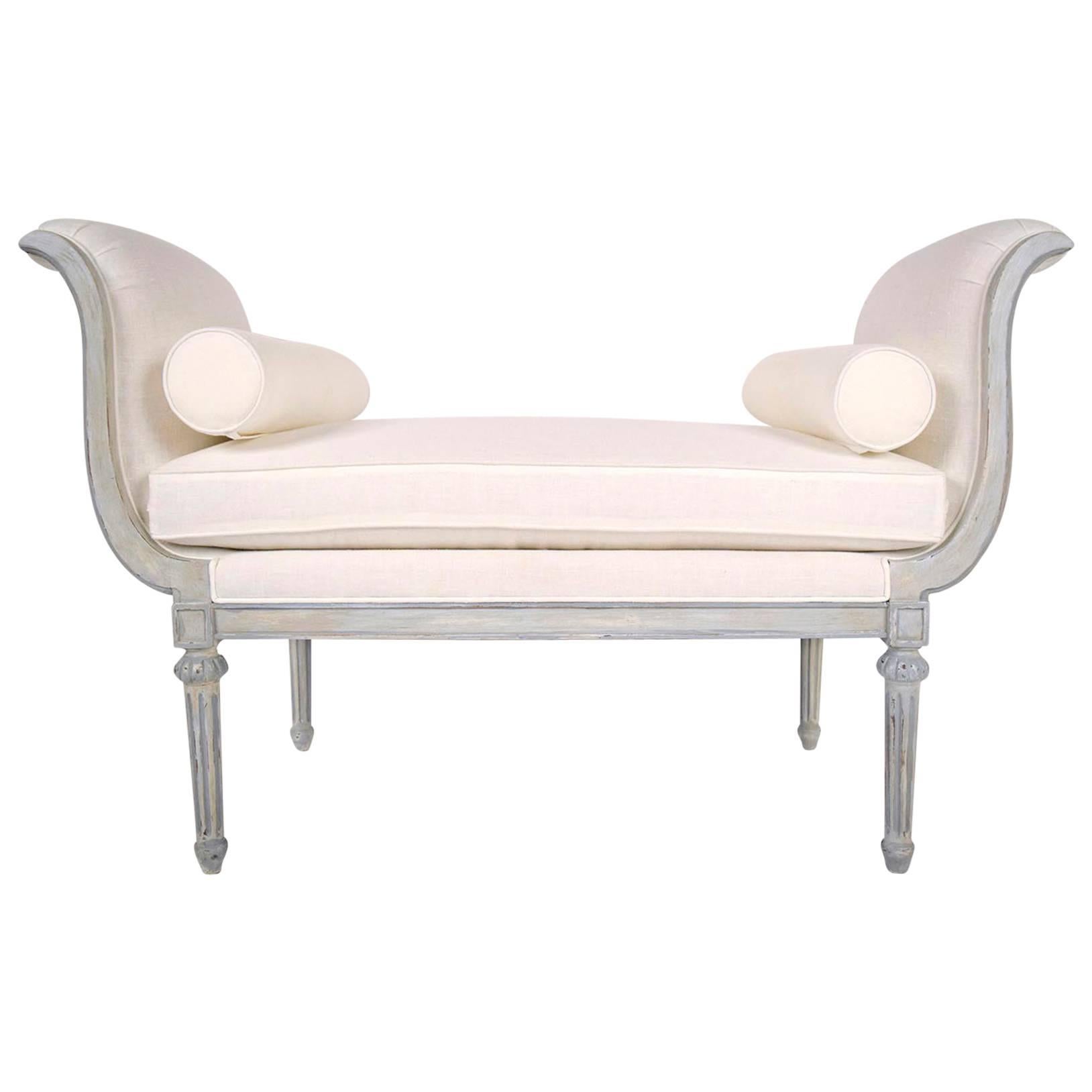 Elegant French Louis XVI Style Bench