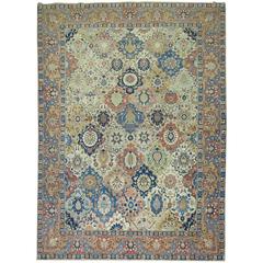 Antique Petag Tabriz Carpet