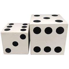 Set of Large Dice Side Tables 1