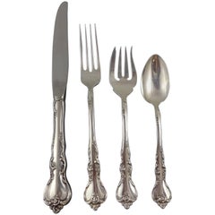 Savannah by Reed & Barton Sterling Silver Flatware Set 12 Service Luncheon 55-Pc