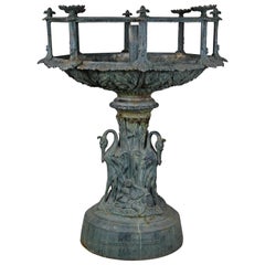 aquarium-Brunnen aus Gusseisen von J.L. Mott:: NYC:: 1870er Jahre