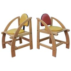 Pair of Children Armchair from the 1960
