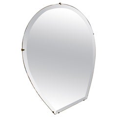 1930s Art Deco Italian Table Mirror by Luigi Fontana