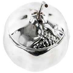 Vintage English Silver Plate Ice Bucket with Insert